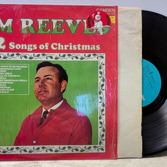 Jim Reeves 12 Songs of Christmas Country Vinyl LP in Shrink RCA Camden 60s - Picture 7 of 7